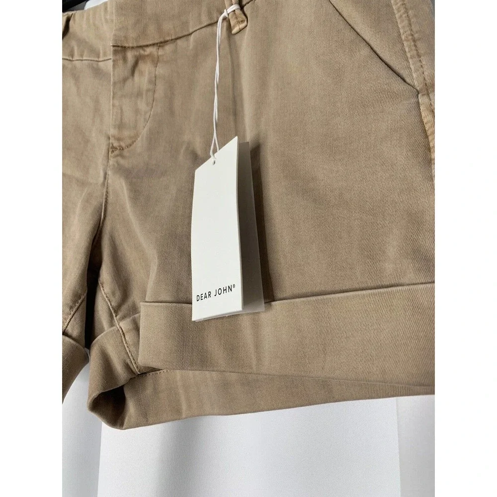 Sold Dear John NWT Clay Hampton Cuffed Bermuda Shorts Women's Size 29 - Picture 2 of 6